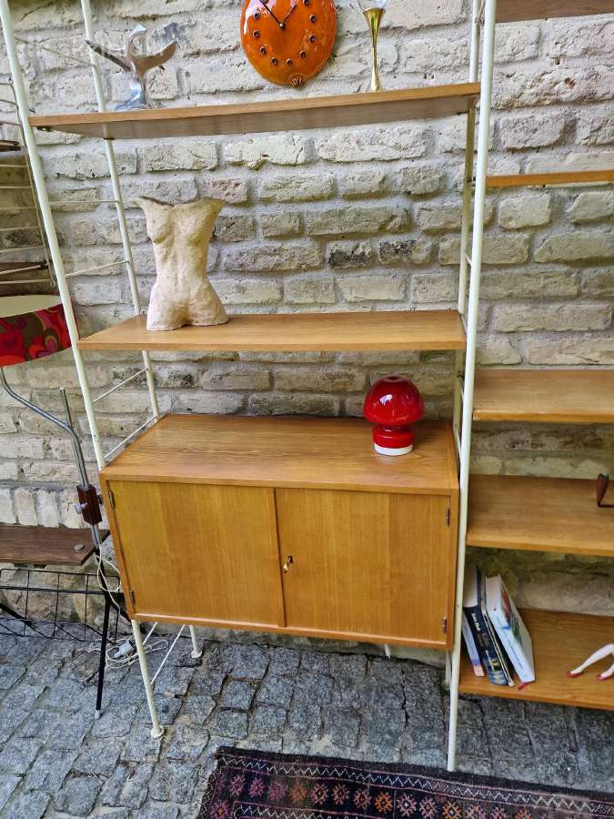 Vintažinė mid century modulinė lentynų sistema - nuotraukos Nr. 7