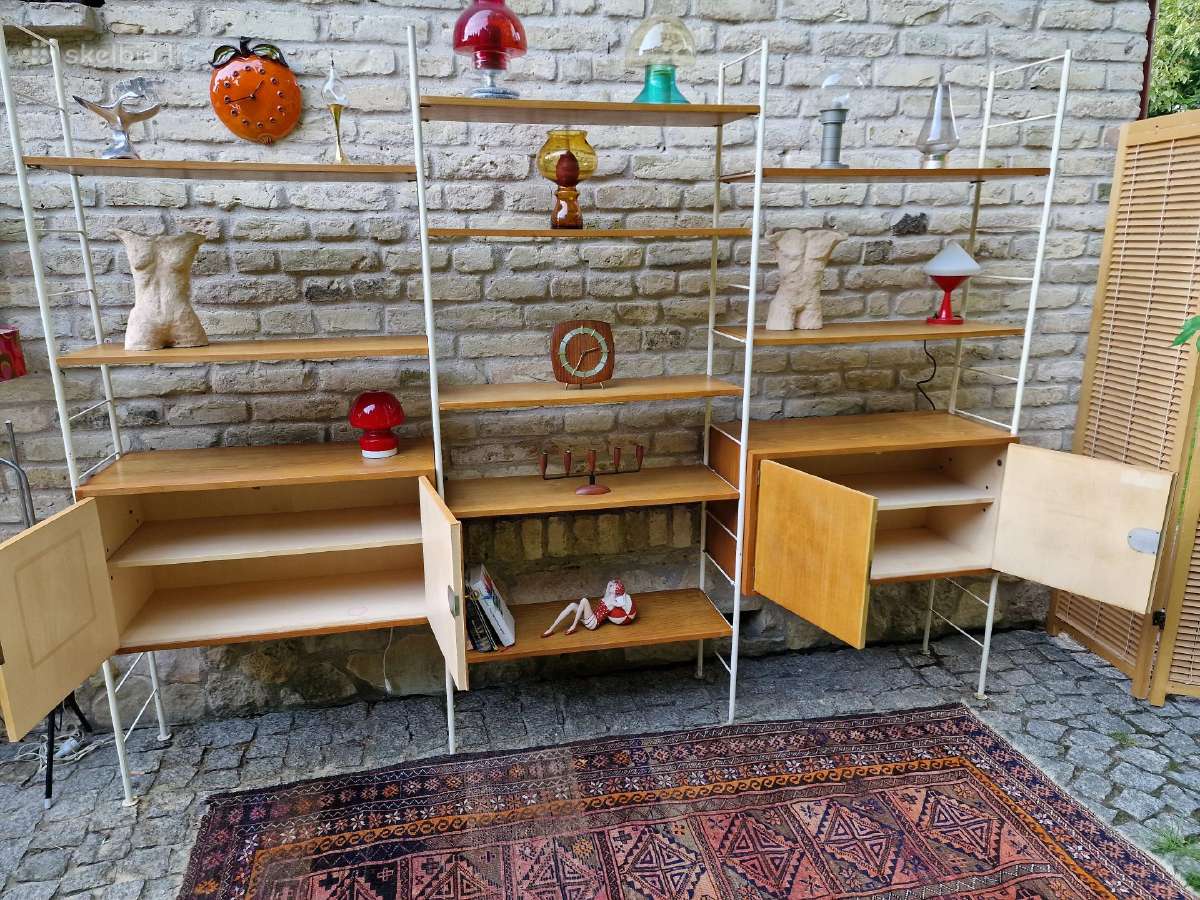 Vintažinė mid century modulinė lentynų sistema - nuotraukos Nr. 12
