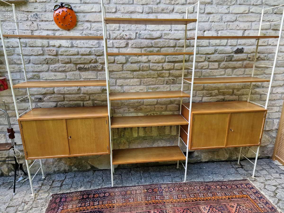 Vintažinė mid century modulinė lentynų sistema - nuotraukos Nr. 16