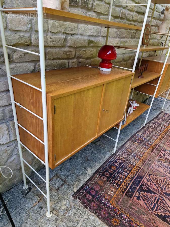 Vintažinė mid century modulinė lentynų sistema - nuotraukos Nr. 20