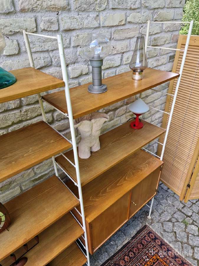 Vintažinė mid century modulinė lentynų sistema - nuotraukos Nr. 24