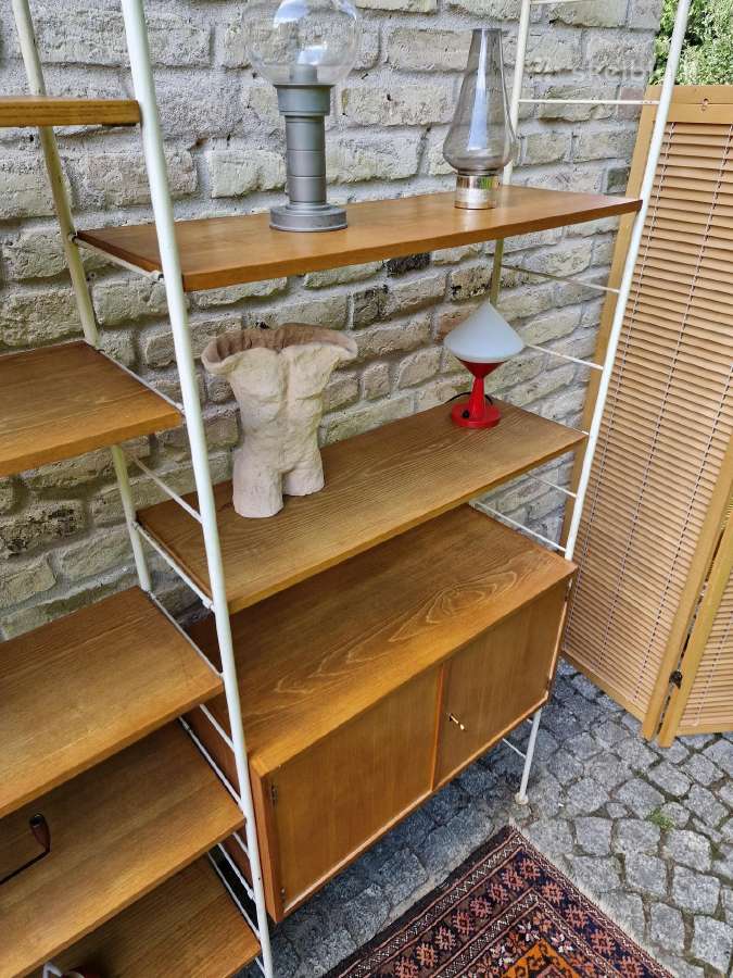 Vintažinė mid century modulinė lentynų sistema - nuotraukos Nr. 27