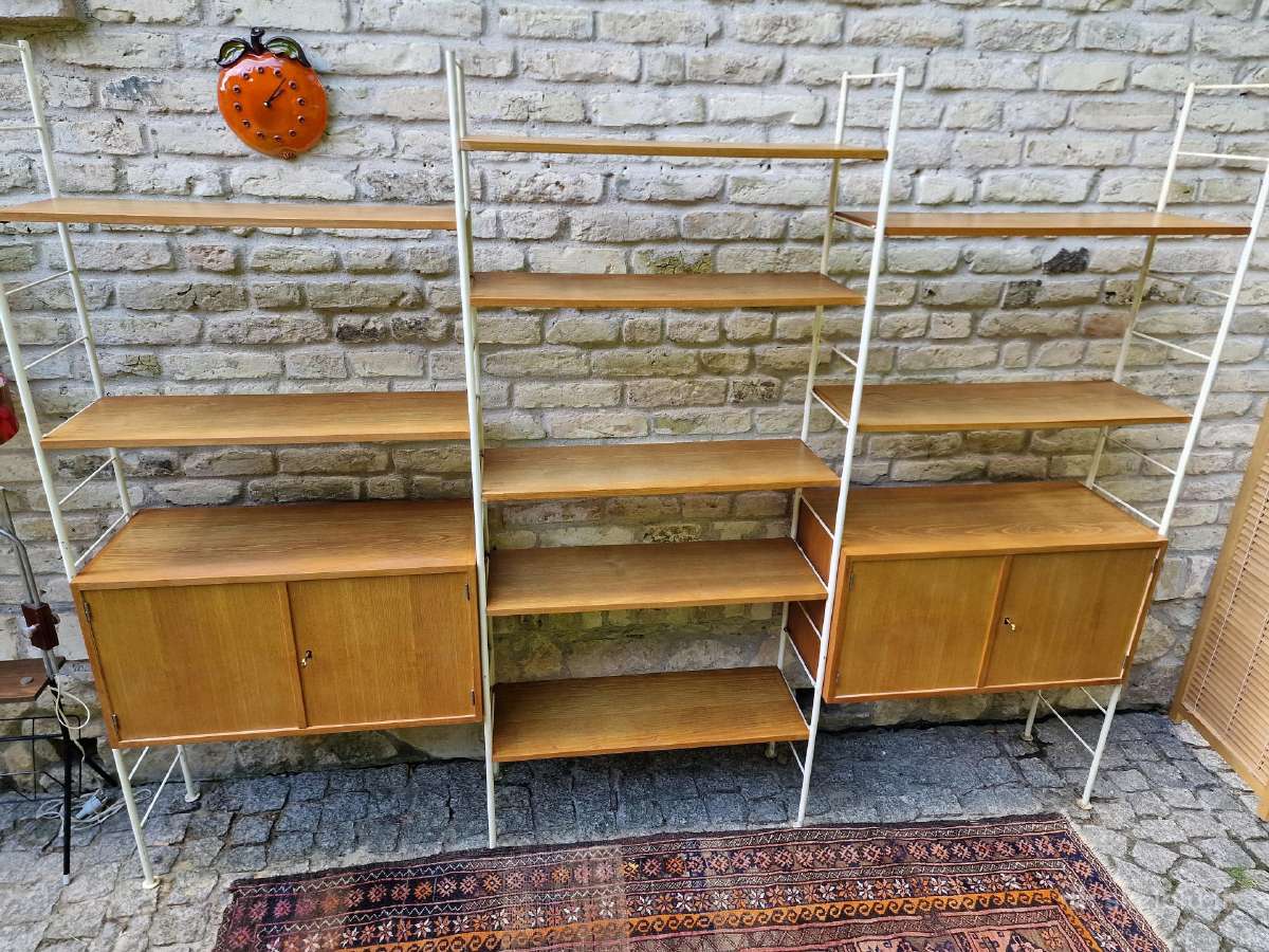 Vintažinė mid century modulinė lentynų sistema - nuotraukos Nr. 32