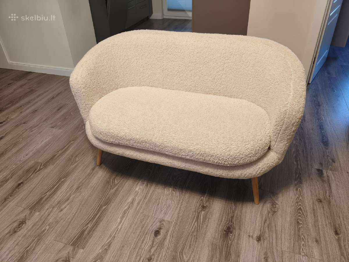 Balta Sofa (kaip nauja) - nuotraukos Nr. 2
