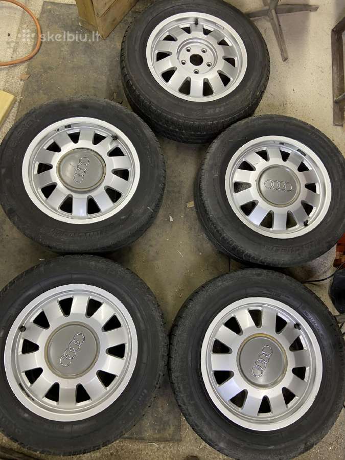 Audi originalūs Oem ratlankiai R15 - nuotraukos Nr. 5