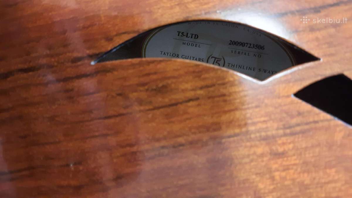 Taylor T5 Ovangkol 2009 Limited Edition Usa - nuotraukos Nr. 27