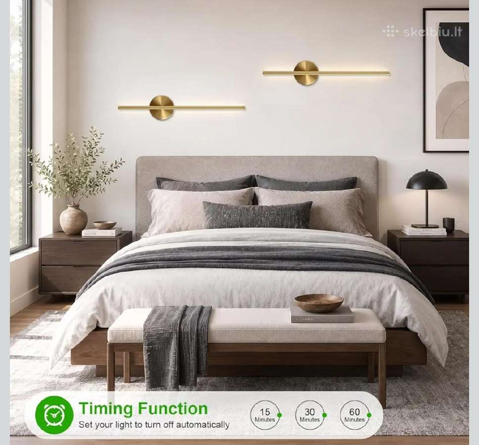 LED pakraunami sieniniai šviestuvai ,4 vnt - nuotraukos Nr. 3