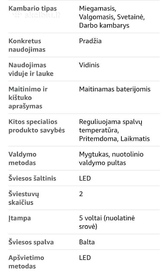 LED pakraunami sieniniai šviestuvai ,4 vnt - nuotraukos Nr. 8