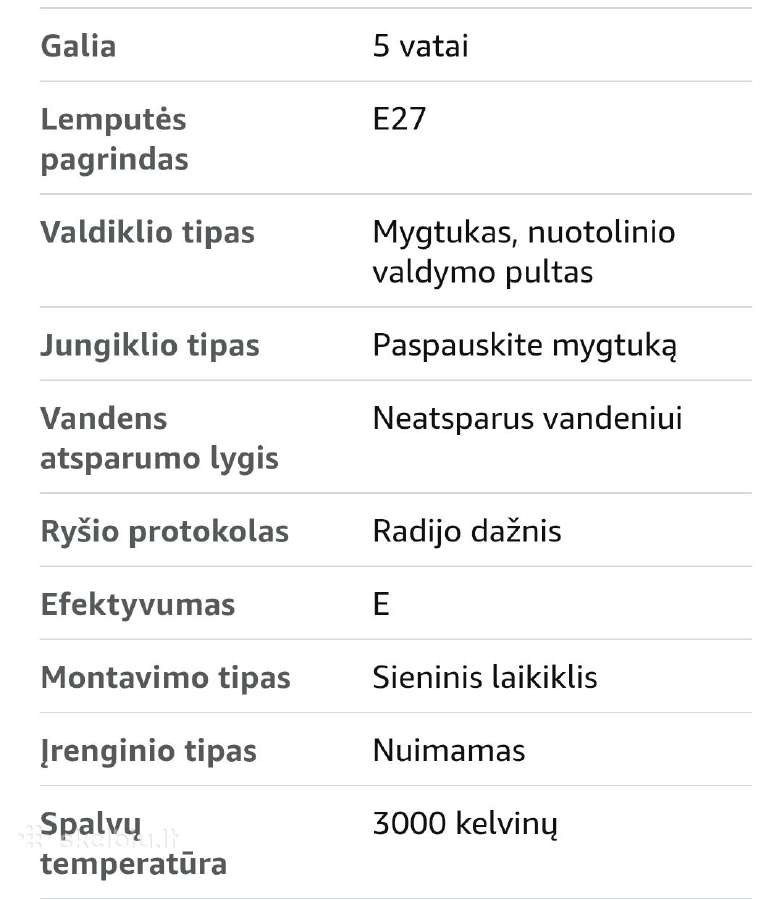 LED pakraunami sieniniai šviestuvai ,4 vnt - nuotraukos Nr. 9