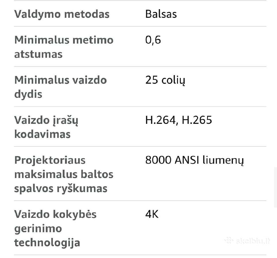 Mini projektorius magcubic hy300 pro plus - nuotraukos Nr. 6