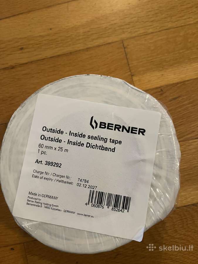 Berner sandarinimo juosta vidaus ir lsuko darbams - nuotraukos Nr. 9