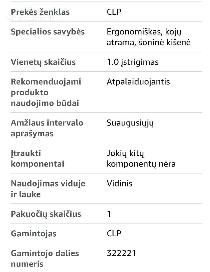 Fotelis-reglaineris,pufas,su masažo funkcija - nuotraukos Nr. 7
