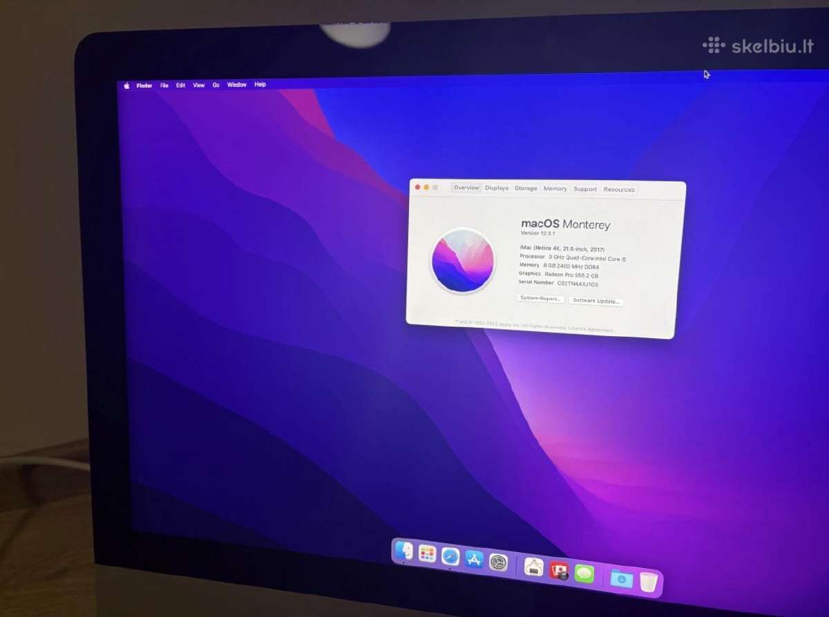 Parduodu iMac 2017 m. (4k raiškos) kompiuterį. - nuotraukos Nr. 2