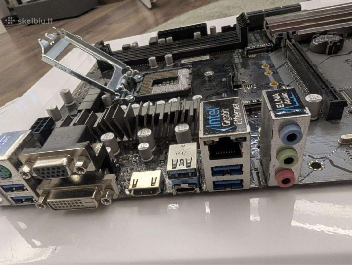 Asrock Z370 Pro4 Lga1151 Atx motininė plokštė - nuotraukos Nr. 2