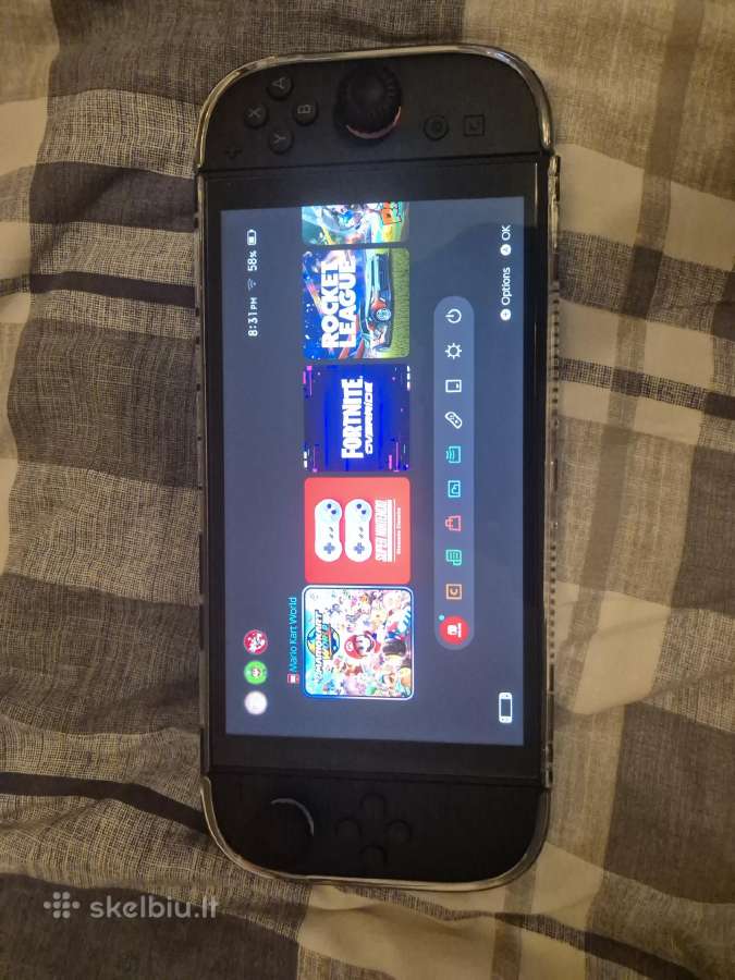 Nintendo switch 2 + daug aksesuarų - nuotraukos Nr. 8