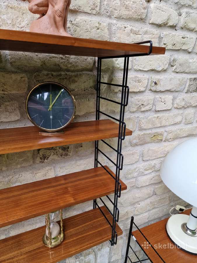 Vintažinė mid century pakabinama lentyna - nuotraukos Nr. 10