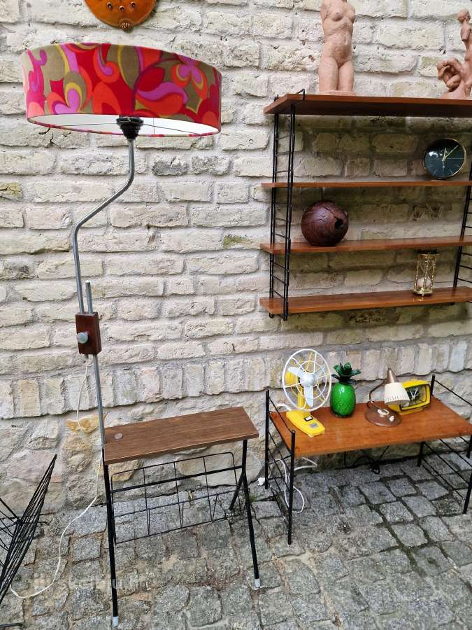 Vintažinė mid century pakabinama lentyna - nuotraukos Nr. 27