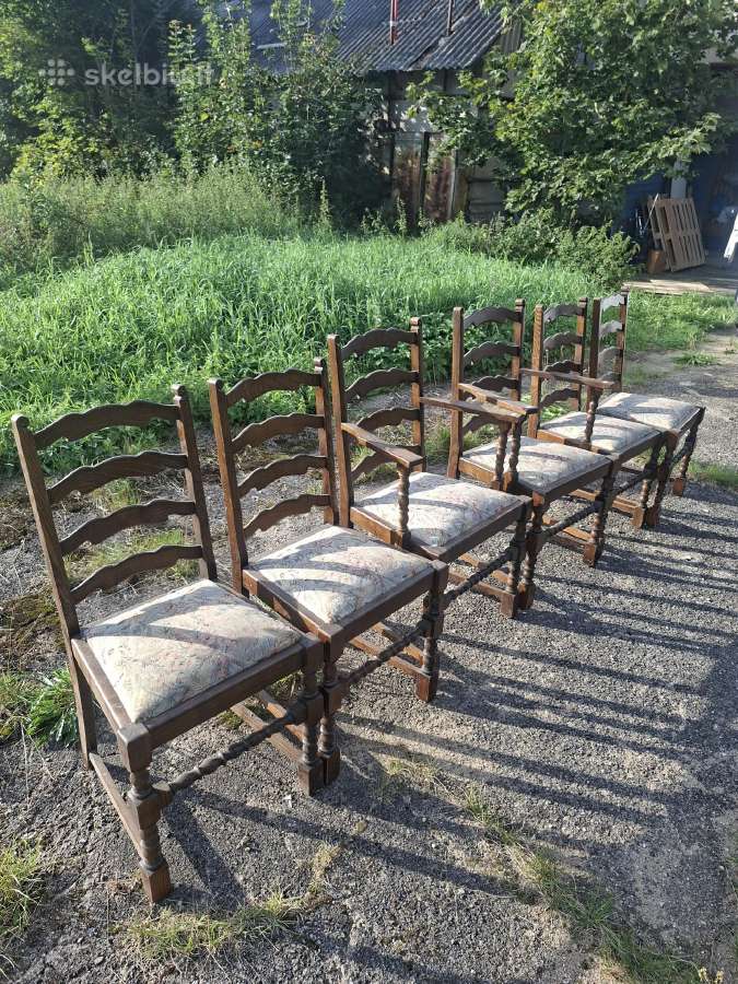 Stalas ir 6 kėdės - nuotraukos Nr. 9