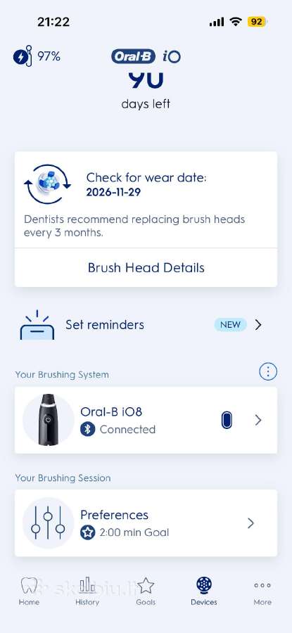 Oral-b dantų šepetėlis - nuotraukos Nr. 9