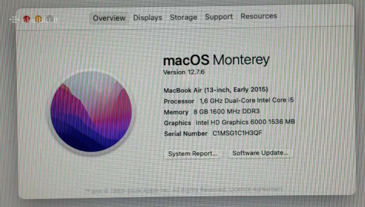 Mac Book Air 2015 (Early) - nuotraukos Nr. 3