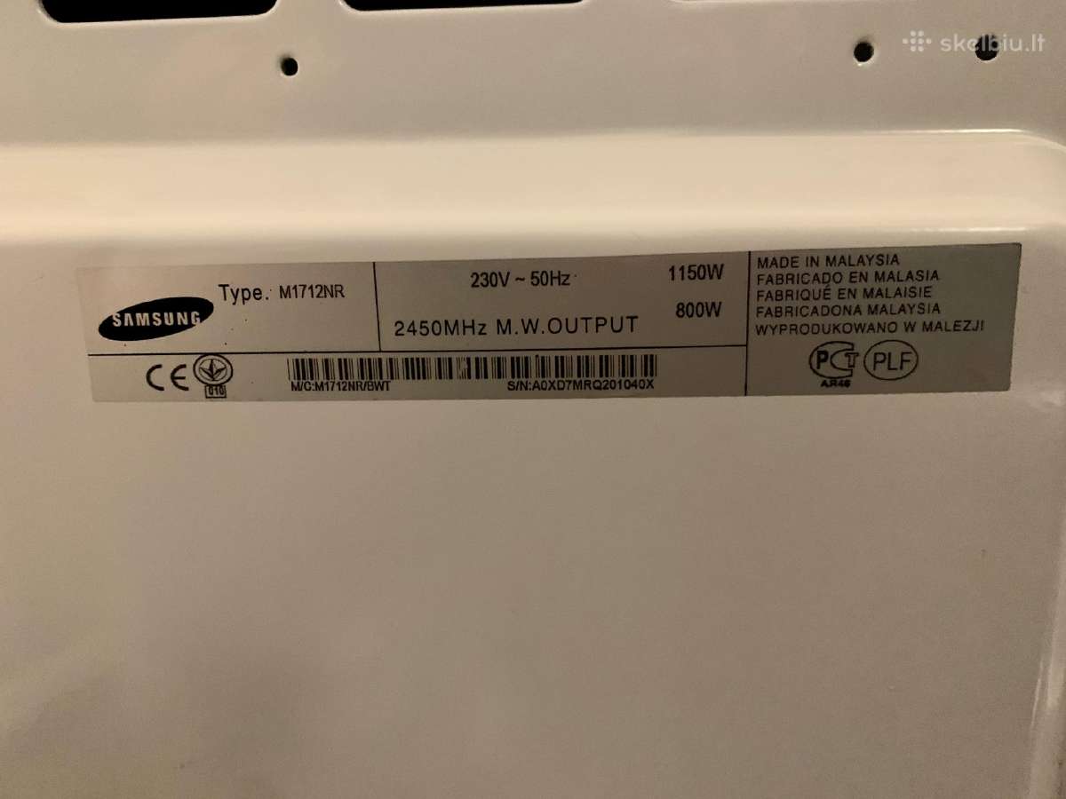 Mikrobangų krosnelė Samsung - nuotraukos Nr. 9