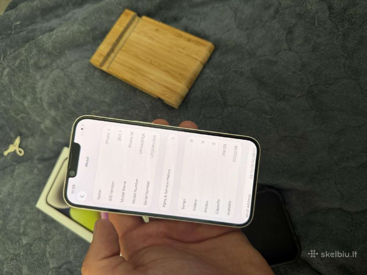 iPhone 14 256gb - nuotraukos Nr. 6