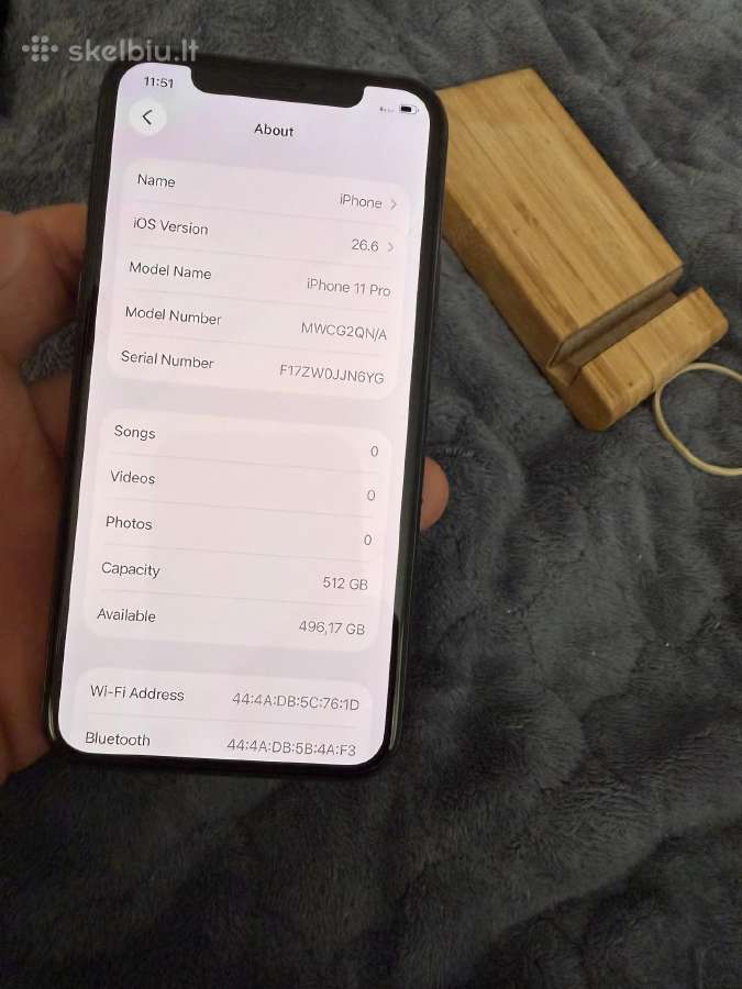 iPhone 11 pro 256gb - nuotraukos Nr. 6