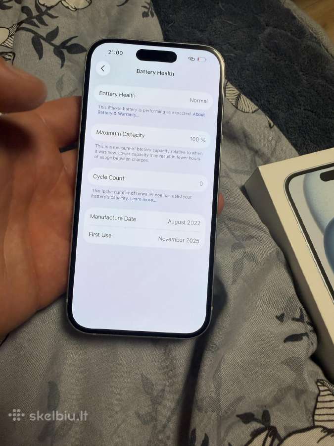 iPhone 15 256gb - nuotraukos Nr. 8