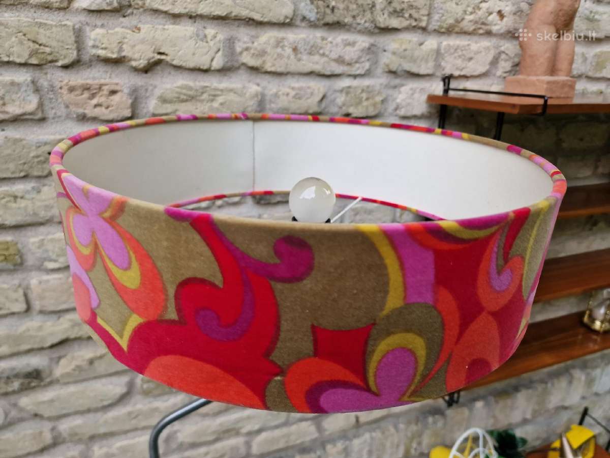 Vintažinis mid century toršeras su staliuku - nuotraukos Nr. 10