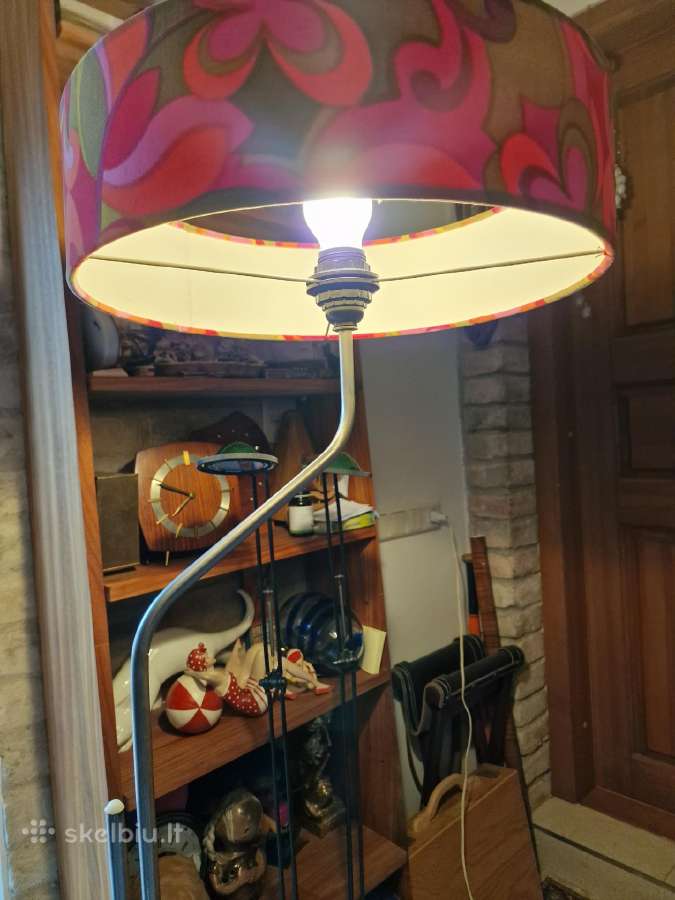 Vintažinis mid century toršeras su staliuku - nuotraukos Nr. 37