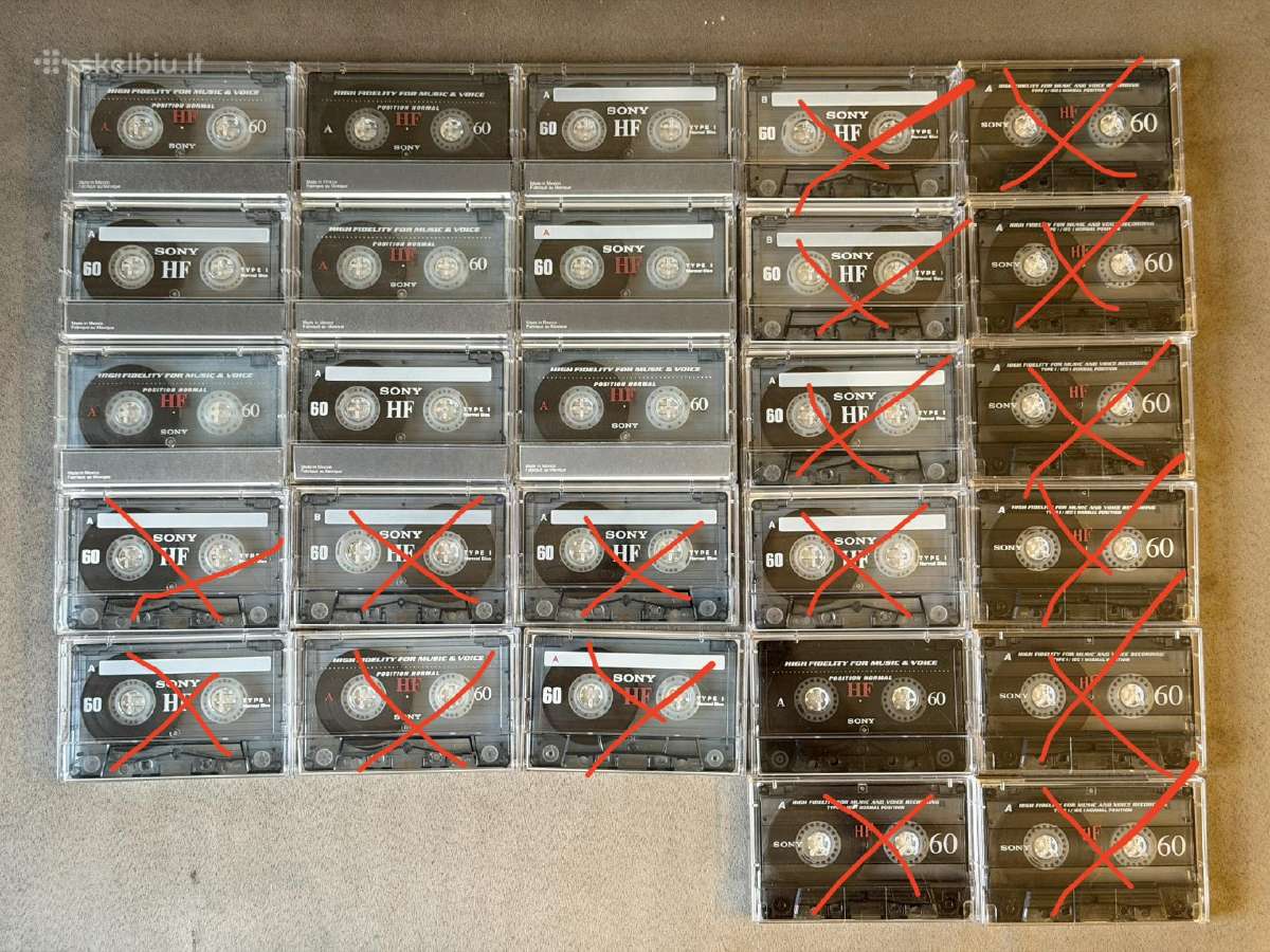 Tdk, Sony, Maxell, JVC - nuotraukos Nr. 5