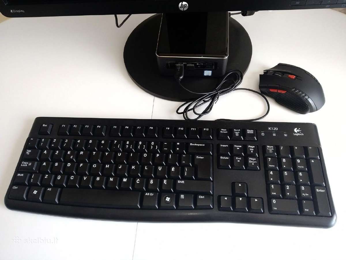 Intel Nuc7i3bnh i3-7100u 16gb 240gb su monitorium - nuotraukos Nr. 4