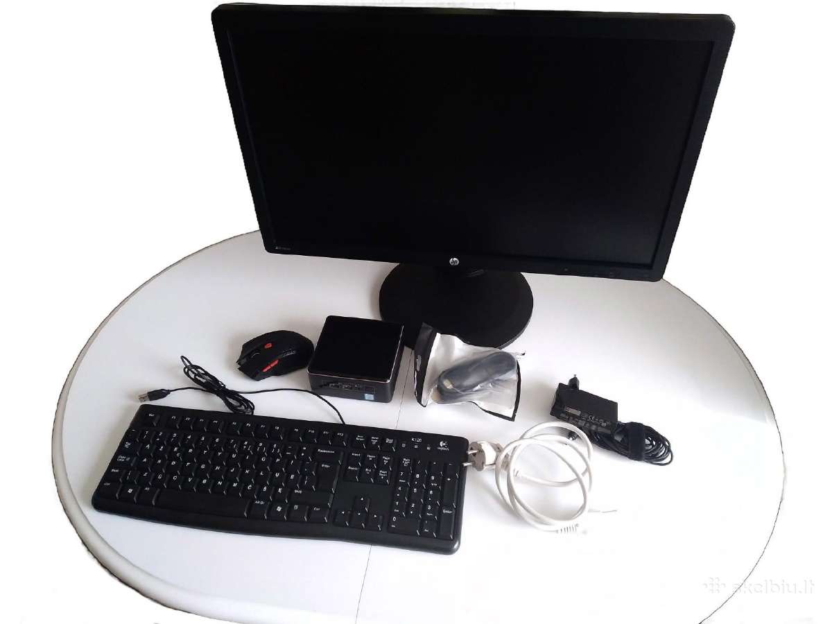 Intel Nuc7i3bnh i3-7100u 16gb 240gb su monitorium - nuotraukos Nr. 8