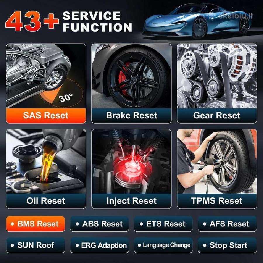 Launch X431 Crp919 New Energy Ev diagnostika - nuotraukos Nr. 3