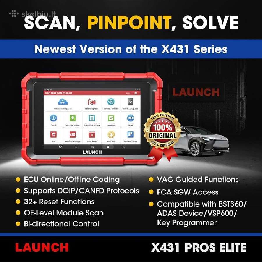 Launch X431 Pros Elite - Ecu kodavimas - nuotraukos Nr. 3