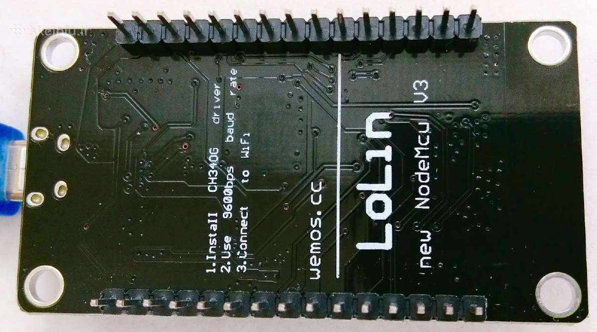 WiFi modulis Esp8266 Ch340g - nuotraukos Nr. 3