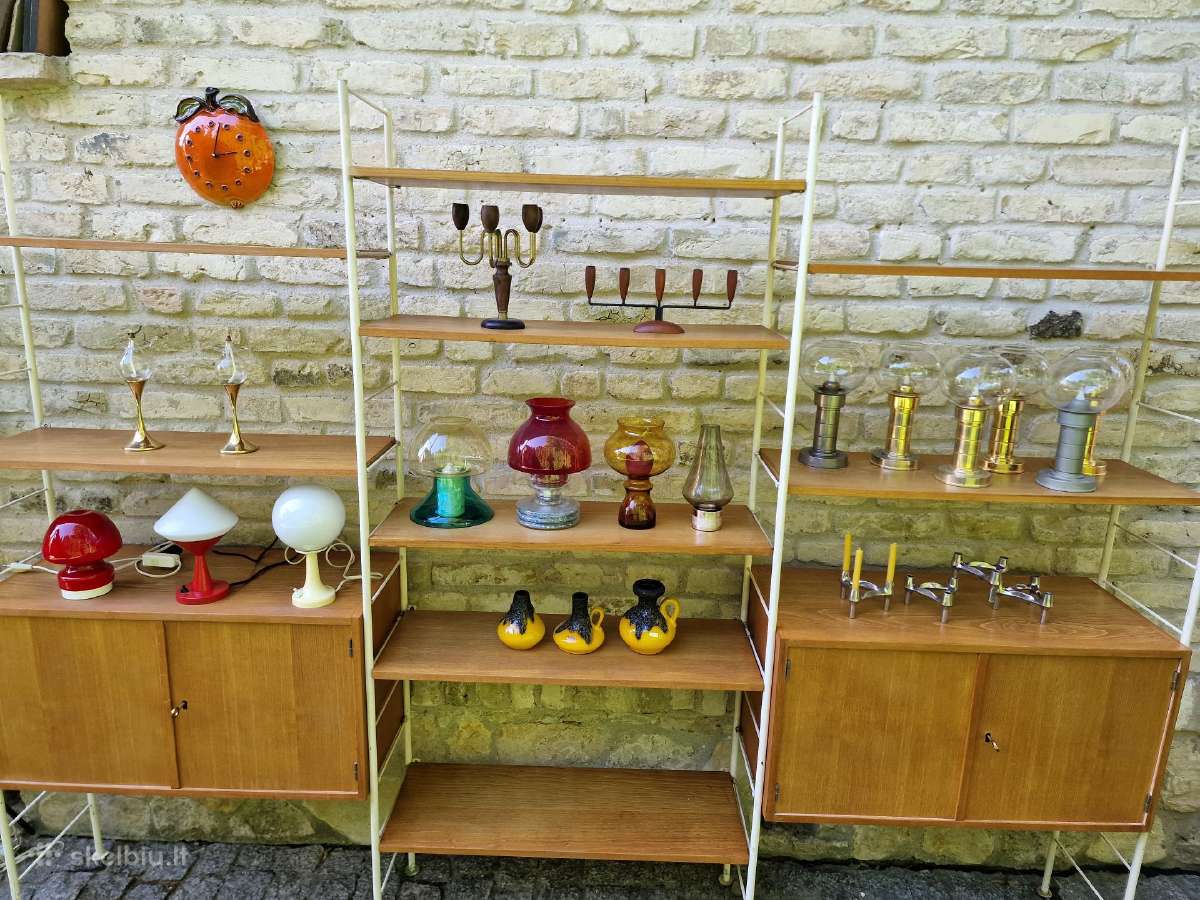 Vintažinės mid century interjero detalės - nuotraukos Nr. 14