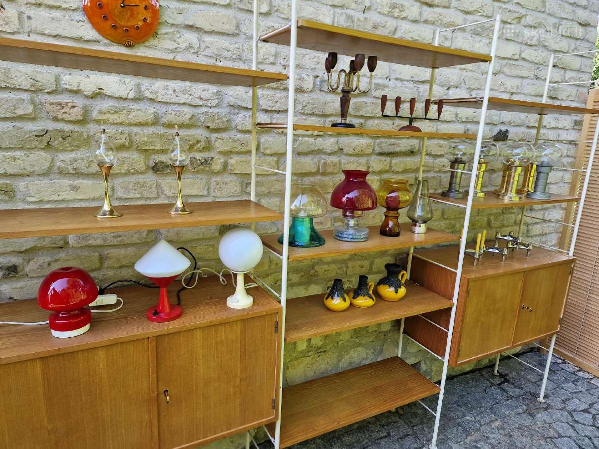Vintažinės mid century interjero detalės - nuotraukos Nr. 16