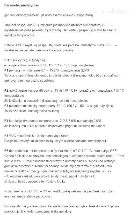 W1209 termoreguliatorius - nuotraukos Nr. 8