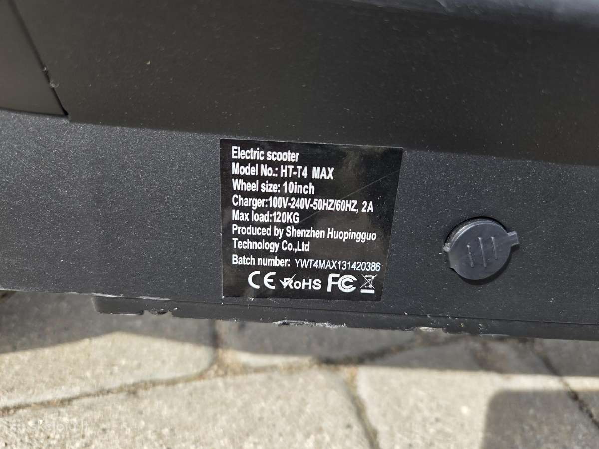 Elektrinis paspirtukas 500w - 35 km/h - nuotraukos Nr. 6