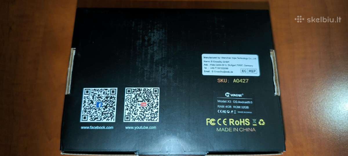 Vontar x3 4gb RAM/32gb (naudotas) - nuotraukos Nr. 14