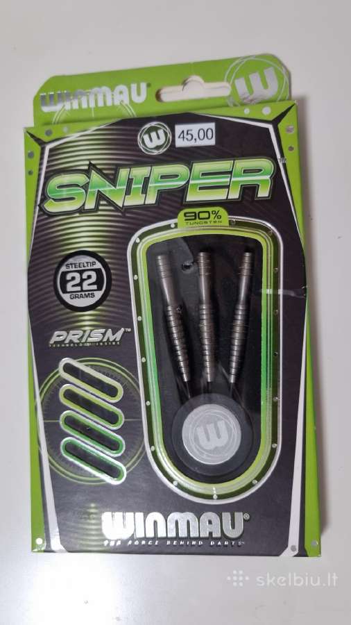 Winmau Sniper 90% Tungsten Smiginio Strėlytės 22g - nuotraukos Nr. 3
