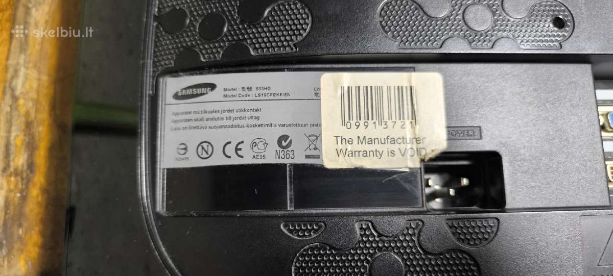 19" Samsung 933 HD LCD televizorius (naudotas) - nuotraukos Nr. 5