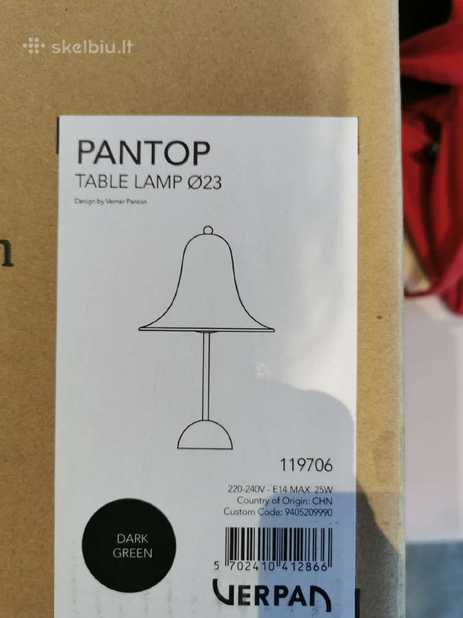 Verner Panton Pantop stalinė lempa - nuotraukos Nr. 3
