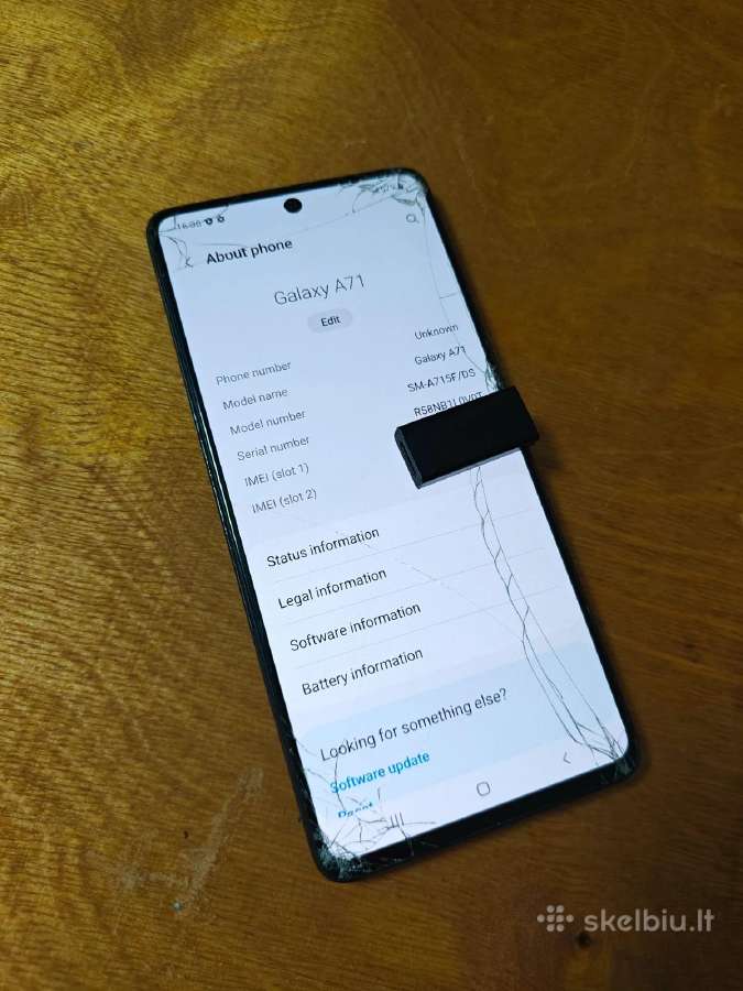 Samsung Galaxy A71 128gb 6gb RAM - nuotraukos Nr. 3
