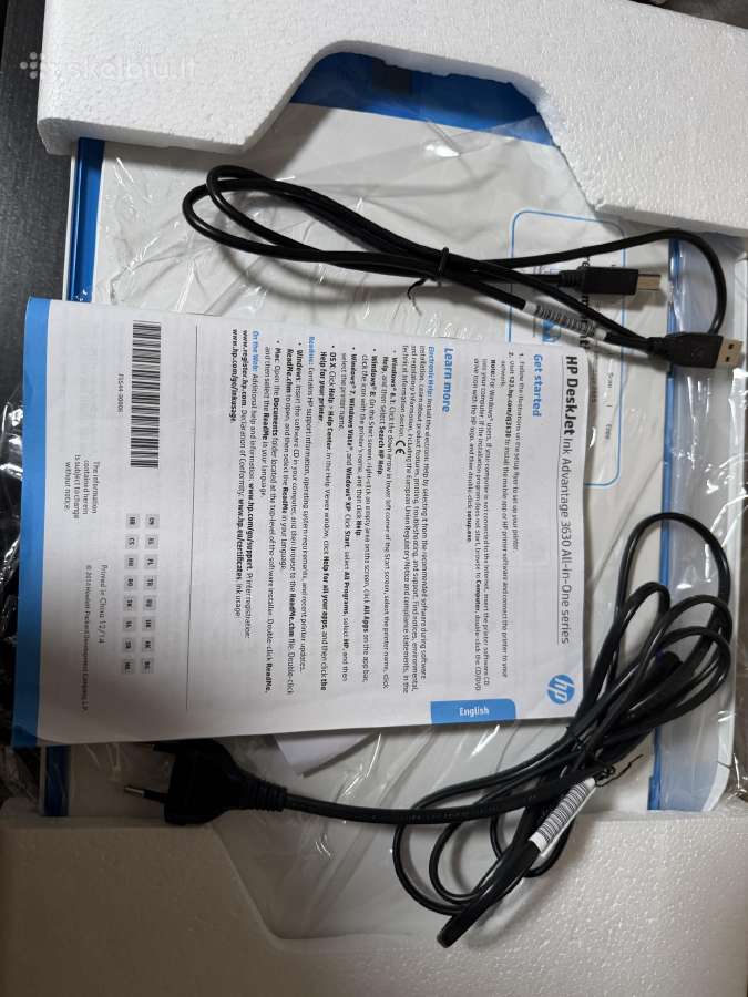 Hp Deskjet Ink 3635 daugiaf. spausdintuvas - nuotraukos Nr. 7