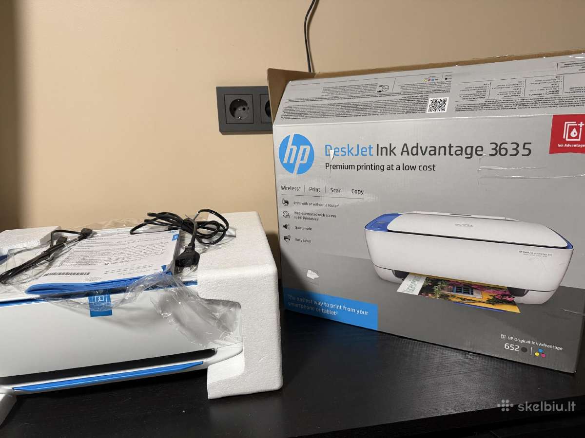 Hp Deskjet Ink 3635 daugiaf. spausdintuvas - nuotraukos Nr. 8