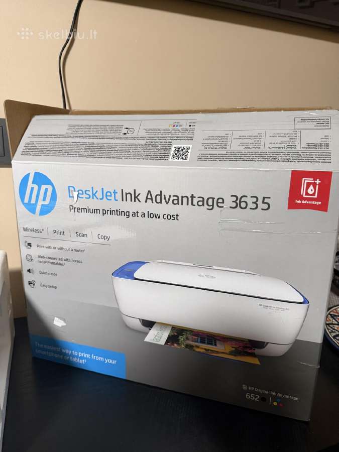Hp Deskjet Ink 3635 daugiaf. spausdintuvas - nuotraukos Nr. 9