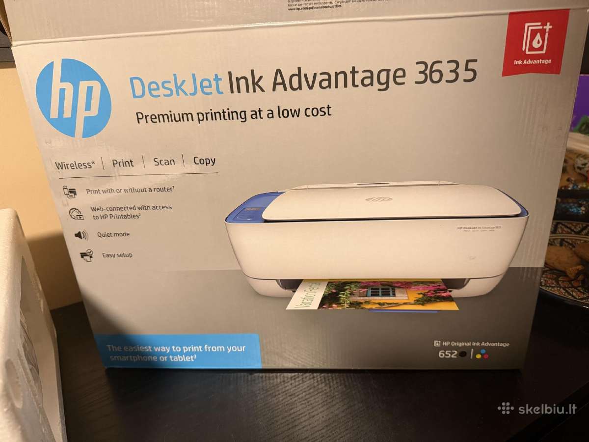 Hp Deskjet Ink 3635 daugiaf. spausdintuvas - nuotraukos Nr. 10