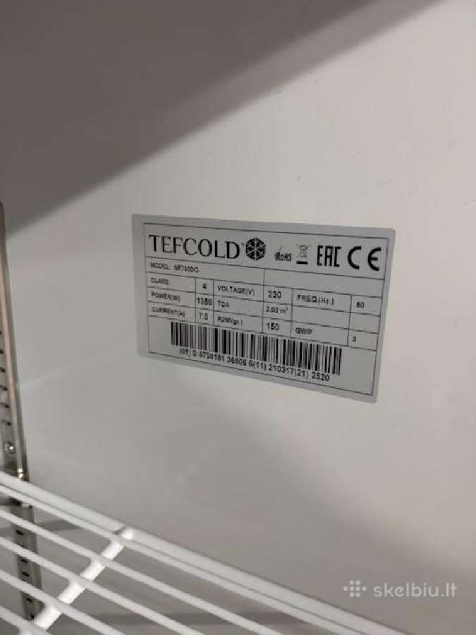 Šaldiklis-vitrina Tefcold Lgf7500 - nuotraukos Nr. 3